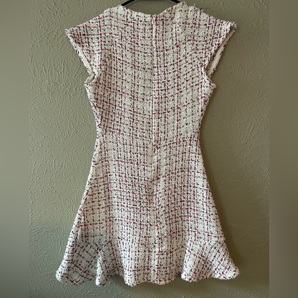Zara Mini Dress  , color Cream/ black/ pink Size S - Picture 4 of 12